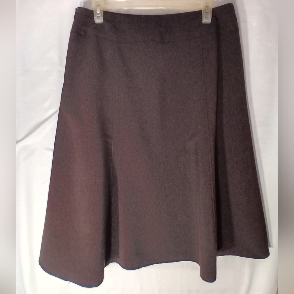 NYCC brown A line skirt size 10
